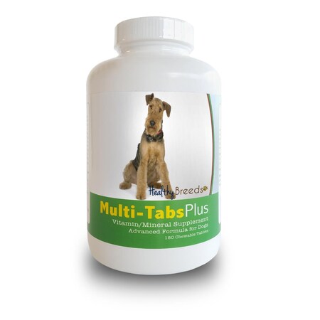Healthy Breeds Airedale Terrier Multi-Tabs Plus Chewable Tablets, 180PK 840235139690